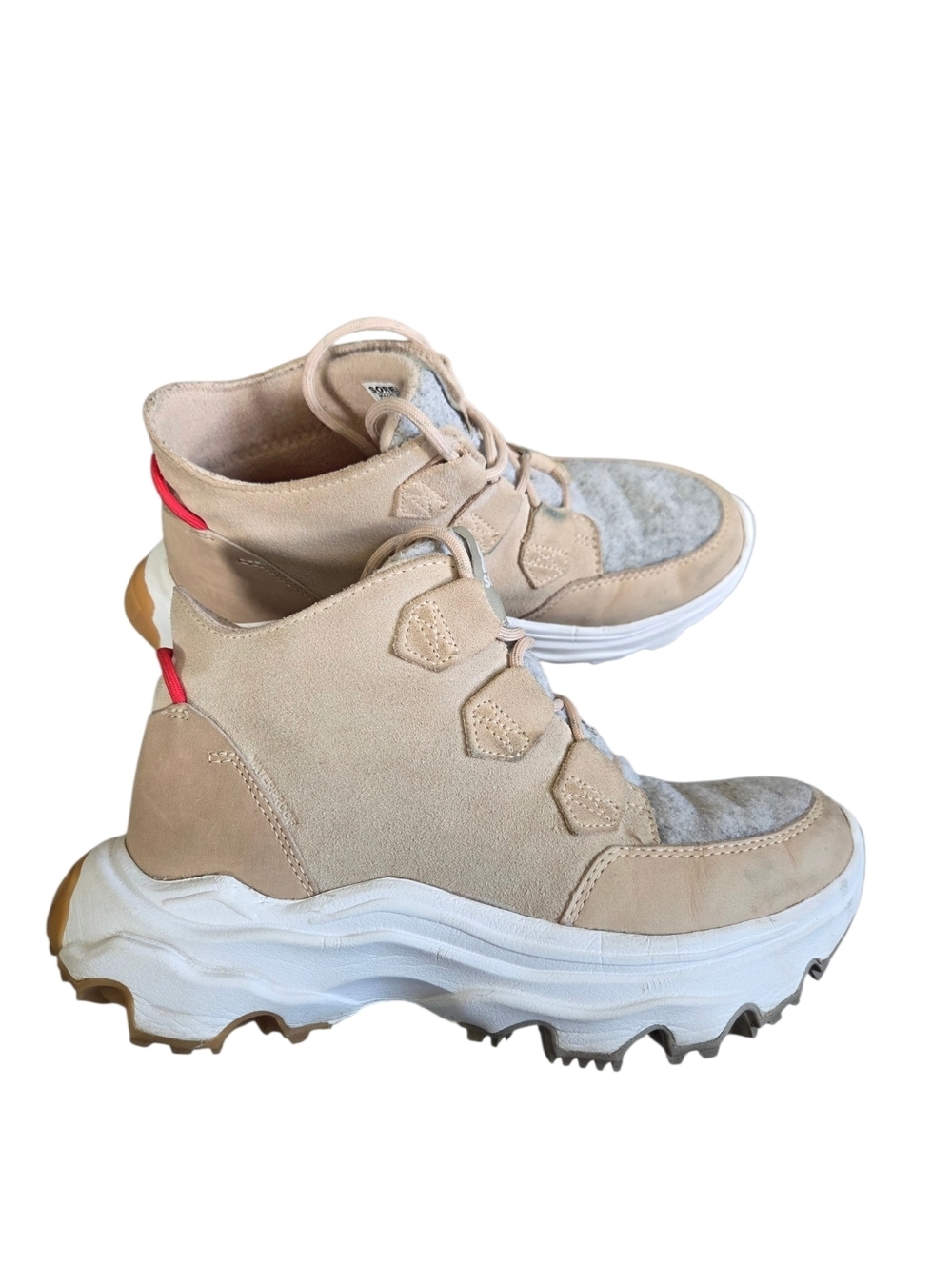 Sorel Women's Kinetic Breakthru Caribou WP (Waterproof) Boots 6.5